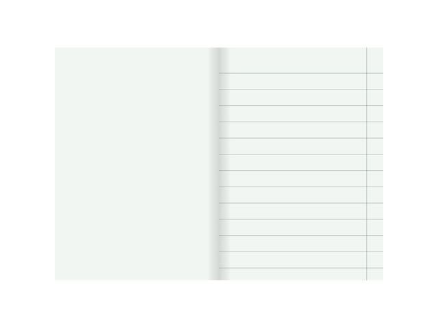 Skrivhäfte A5 olinj/linj. 14,5mm grön